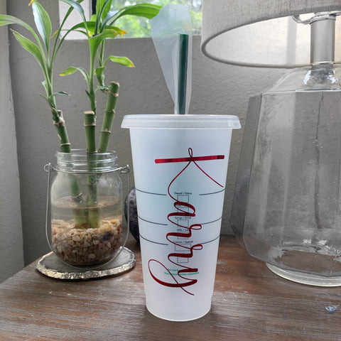 Treat People With Kindness Custom Starbucks Cup