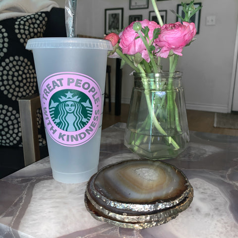 Treat People With Kindness Custom Starbucks Cup