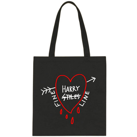 Harry Styles "Fine Line Dripping Heart" Tote Bag