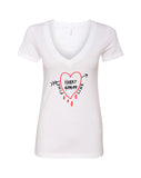 Harry Styles "Fine Line Dripping Heart" V-Neck T-Shirt