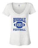 Riverdale "RHS Football" Women's V-Neck T-Shirt