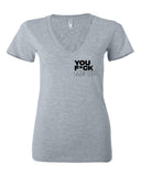 Louis Tomlinson "Back to You - You Fuck Me Up" Corner Women's V-Neck T-Shirt