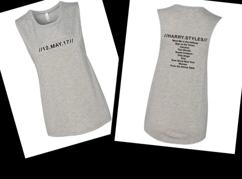 Harry Styles Solo Album Tracklist & Release Day 12.MAY.17 Muscle Tee