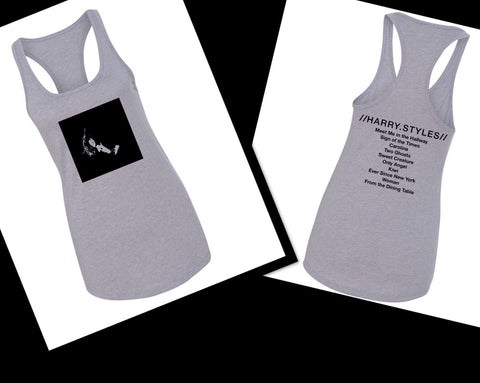 Harry Styles Solo Album Tracklist & Stencil Racerback Tank Top