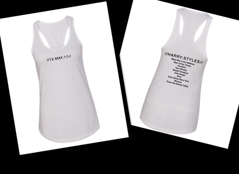 Harry Styles Solo Album Tracklist & Release Day 12.MAY.17 Racerback Tank Top