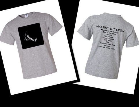 Harry Styles Solo Album Tracklist & Stencil T-Shirt