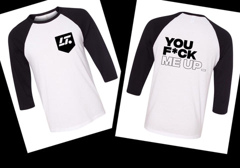 Louis Tomlinson "LT Pocket Logo / Back to You - You Fuck Me Up" Baseball Tee