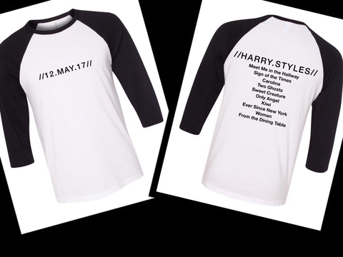 Harry Styles Solo Album Tracklist & Release Day 12.MAY.17 Baseball Tee