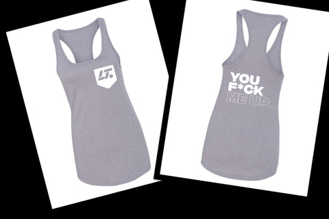Louis Tomlinson "LT Pocket Logo / Back to You - You Fuck Me Up" Racerback Tank Top
