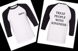 Harry Styles - Harry Logo in Corner / Treat People With Kindness Back Baseball Tee