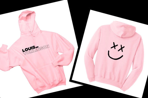 Louis Tomlinson "Louis_Tomlinson/ Smiley Face Logo" Unisex Adult Hoodie Sweatshirt