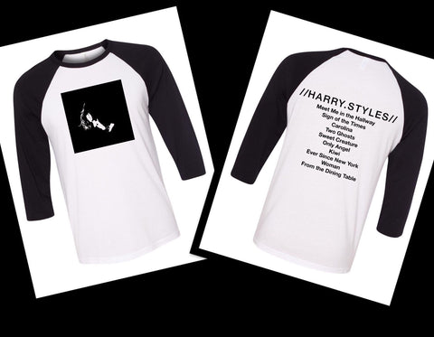 Harry Styles Solo Album Tracklist & Stencil Baseball Tee