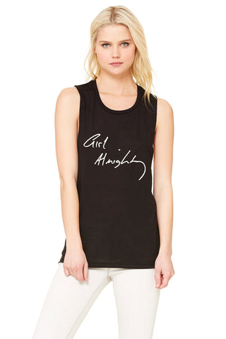 One Direction Girl Almighty Louis Tomlinson Handwriting / Autograph  Muscle Tee