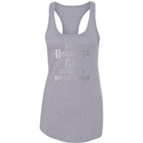 Harry Potter "Just a Hogwartz Girl Living in a Muggle World" Racerback Tank Top