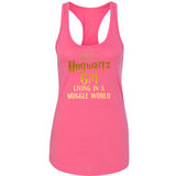 Harry Potter "Just a Hogwartz Girl Living in a Muggle World" Racerback Tank Top