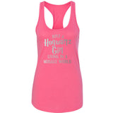 Harry Potter "Just a Hogwartz Girl Living in a Muggle World" Racerback Tank Top