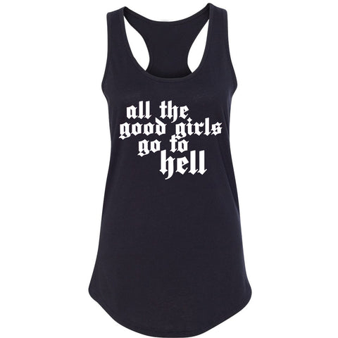 Billie Eilish "All the Good Girls Go to Hell" Racerback Tank Top