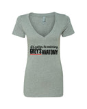 Grey's Anatomy TV Show "I'd Rather Be Watching Grey's Anatomy" V-Neck T-Shirt