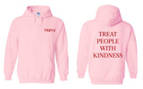 Harry Styles - Harry Logo / Treat People With Kindness Back Hoodie Sweatshirt