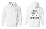 Harry Styles - Harry Logo / Treat People With Kindness Back Hoodie Sweatshirt