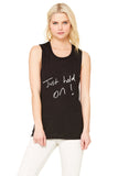 Louis Tomlinson Handwriting "Just Hold On" Muscle Tee