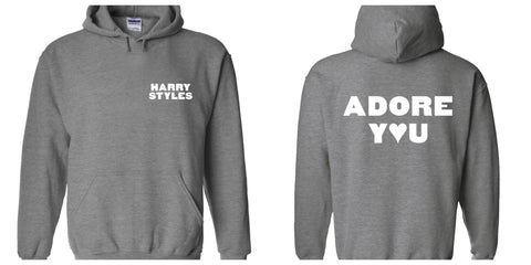 Harry Styles "HS / Adore You BACK" Hoodie Sweatshirt (Sizes 3XL - 5XL)