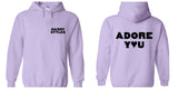 Harry Styles "HS / Adore You BACK" Hoodie Sweatshirt (Sizes 3XL - 5XL)