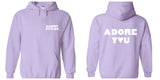 Harry Styles "HS / Adore You BACK" Hoodie Sweatshirt