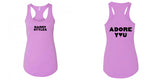 Harry Styles "HS / Adore You BACK" Racerback Tank Top