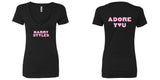 Harry Styles "HS / Adore You BACK" V-Neck T-Shirt