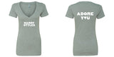 Harry Styles "HS / Adore You BACK" V-Neck T-Shirt