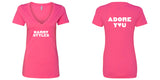 Harry Styles "HS / Adore You BACK" V-Neck T-Shirt