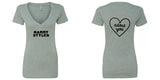 Harry Styles "HS / Adore You Heart BACK" V-Neck T-Shirt