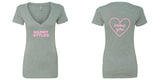 Harry Styles "HS / Adore You Heart BACK" V-Neck T-Shirt