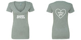 Harry Styles "HS / Adore You Heart BACK" V-Neck T-Shirt