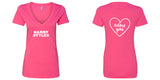 Harry Styles "HS / Adore You Heart BACK" V-Neck T-Shirt