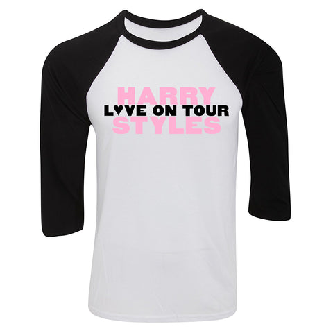 Harry Styles "Love on Tour // HSLOT" Baseball Tee