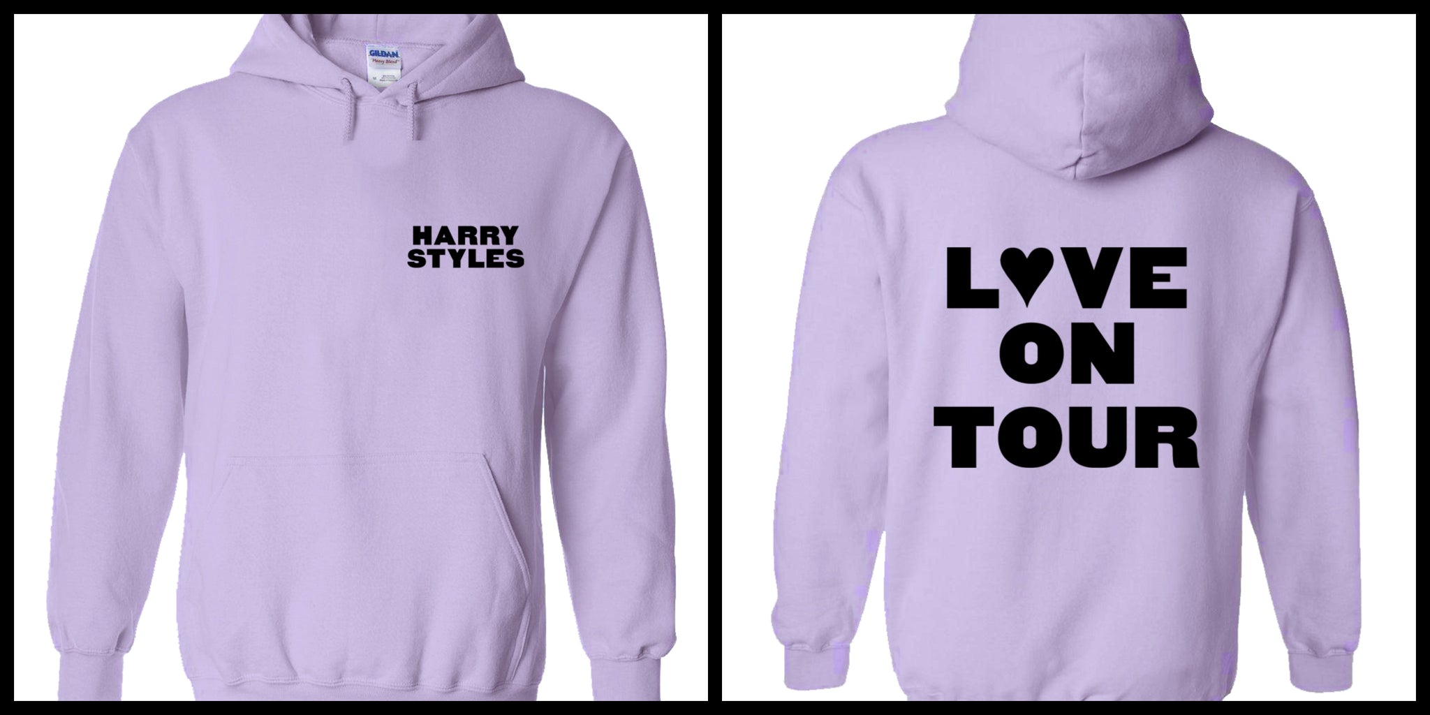 Harry styles msg new york deals city love on tour exclusive lavender lilac hoodie xl