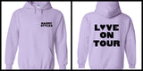 Harry Styles "Harry Styles / Love on Tour BACK" Hoodie Sweatshirt (Sizes 3XL - 5XL)