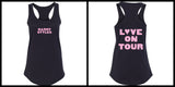 Harry Styles "Harry Styles / Love on Tour BACK" Racerback Tank Top