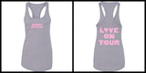 Harry Styles "Harry Styles / Love on Tour BACK" Racerback Tank Top