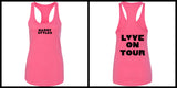 Harry Styles "Harry Styles / Love on Tour BACK" Racerback Tank Top