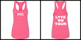 Harry Styles "Harry Styles / Love on Tour BACK" Racerback Tank Top