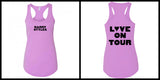 Harry Styles "Harry Styles / Love on Tour BACK" Racerback Tank Top