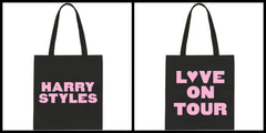 Harry Styles "Harry Styles / Love on Tour BACK" Tote Bag