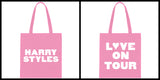 Harry Styles "Harry Styles / Love on Tour BACK" Tote Bag