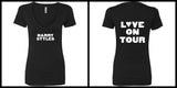 Harry Styles "Harry Styles / Love on Tour BACK" V-Neck T-Shirt