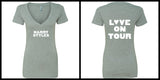 Harry Styles "Harry Styles / Love on Tour BACK" V-Neck T-Shirt