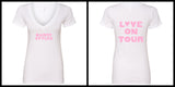 Harry Styles "Harry Styles / Love on Tour BACK" V-Neck T-Shirt