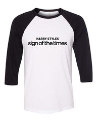 Harry Styles "Harry Styles Sign of the Times" Baseball Tee